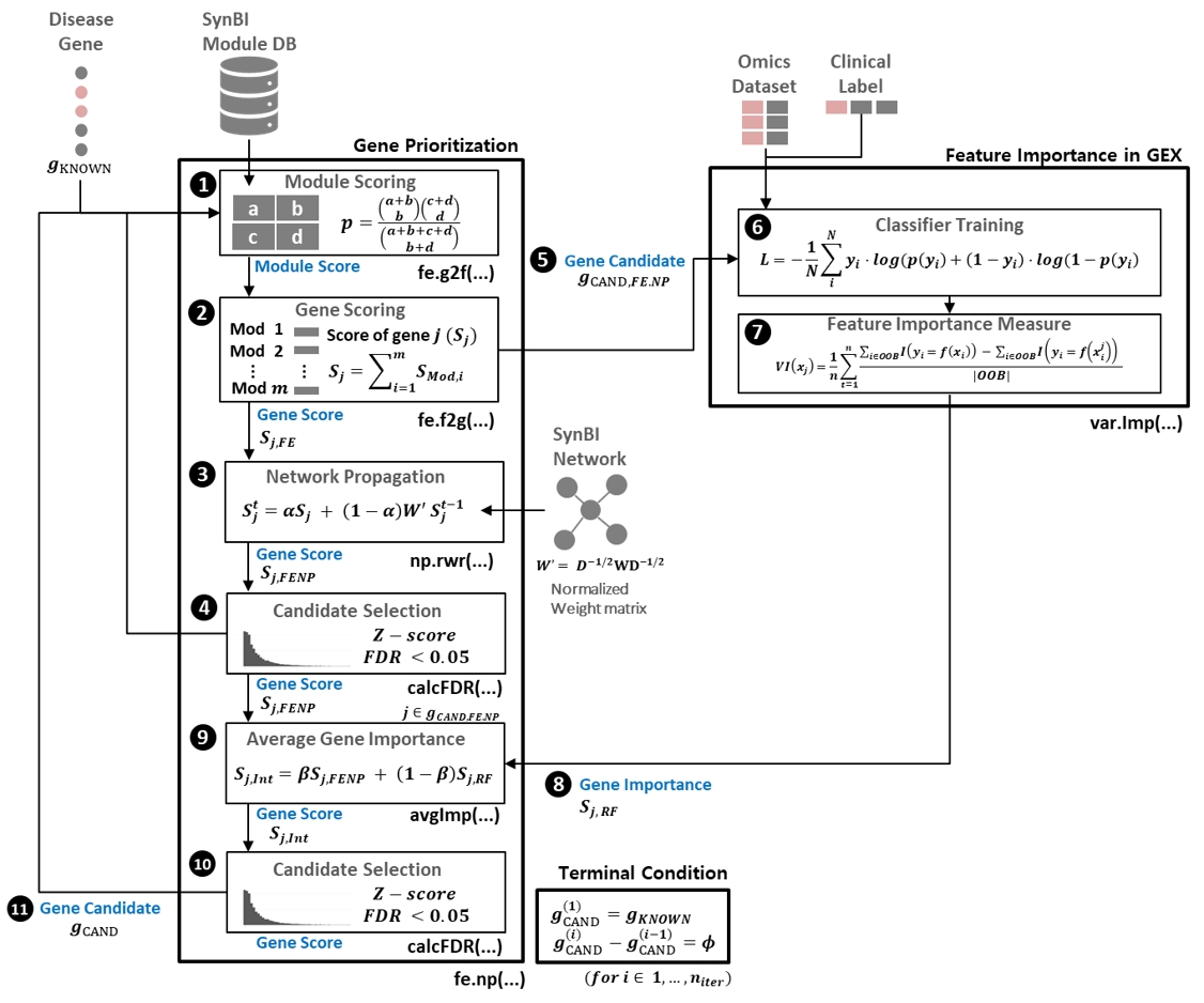 Figure1. Schematic of Disease Gene Prioritization for Classification (DGP4C)