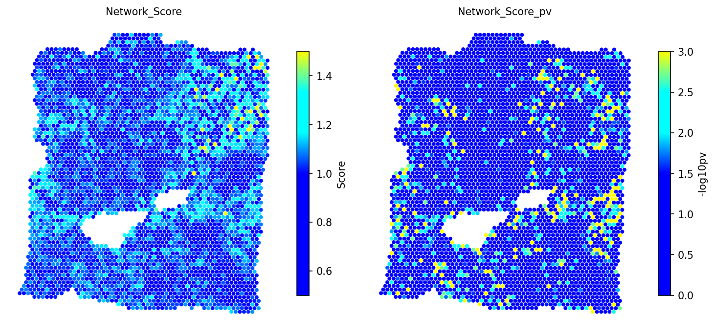 L-R network scores